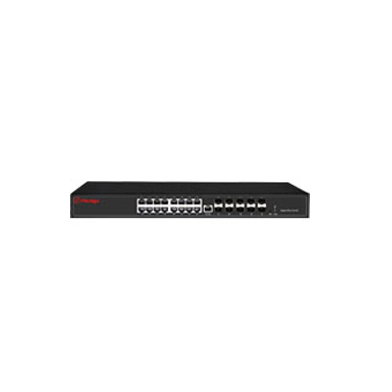 Managed 10-Port 1000M SFP and 16-Port 1000M Tx PoE Managed Switch F6C-5800-M16GTP10S