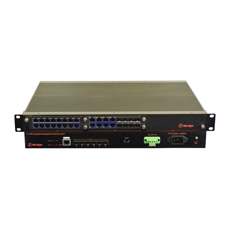 L3 6 10G SFP+ and 3x16 Giga Opt/Eth Managed Industrial Ethernet Switch